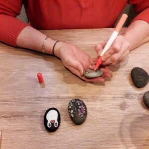 Happy stones tekenen